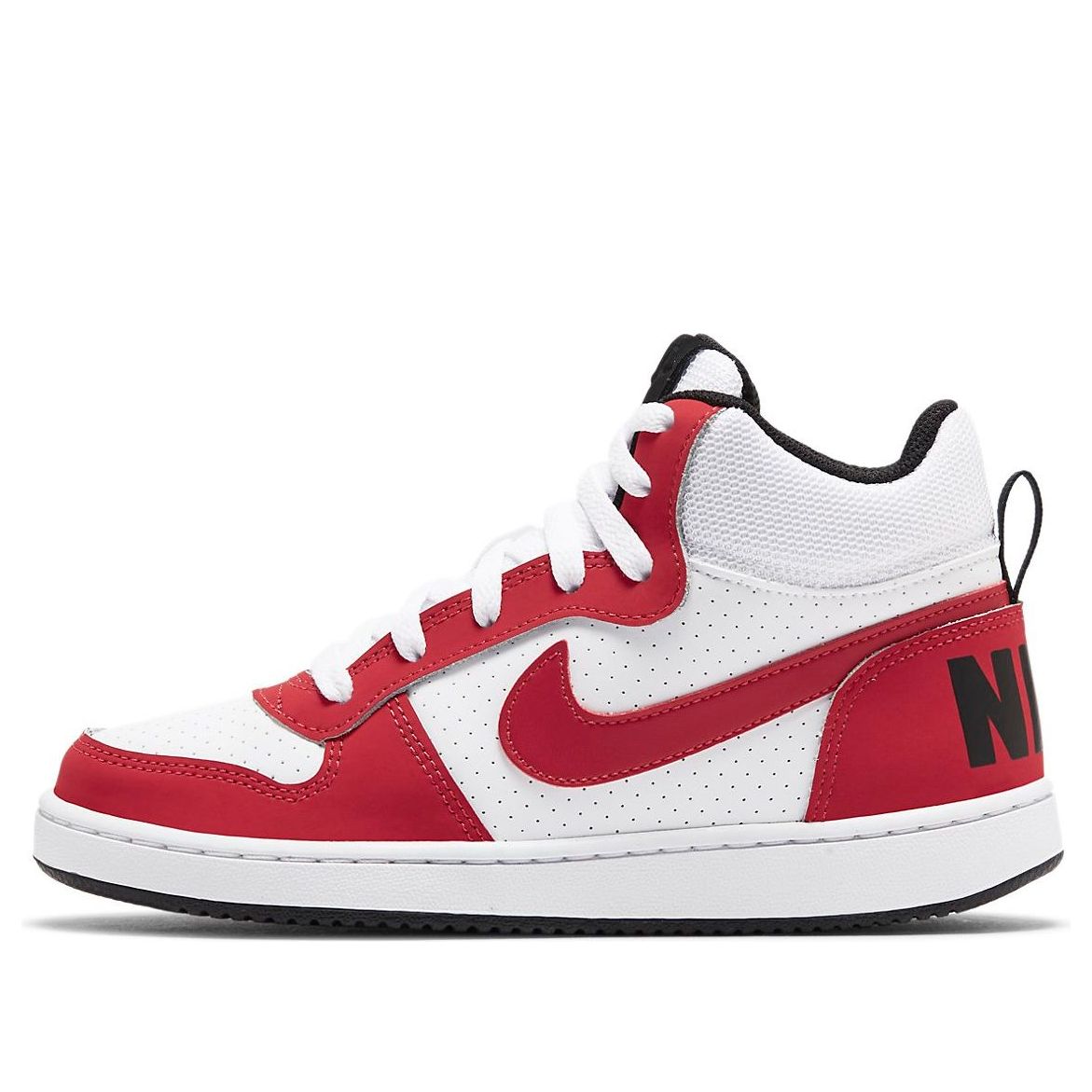 Nike (gs)  Court Borough Mid 'white Red'