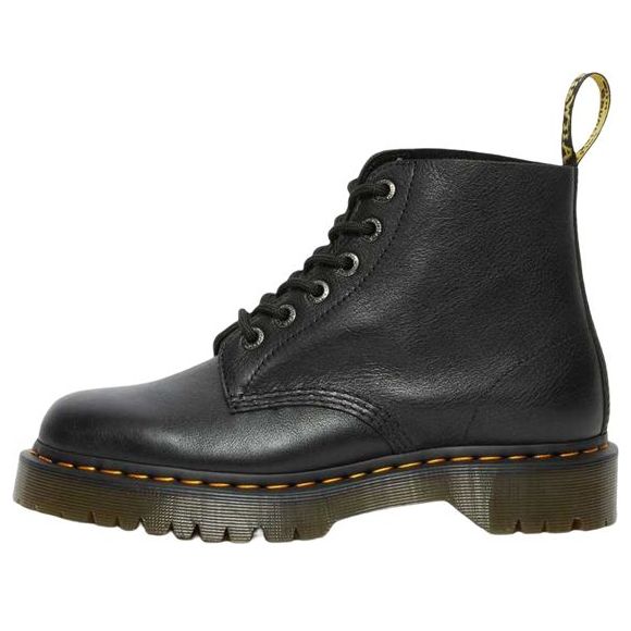 Dr. Martens' Dr. Martens 101 Bex Pisa Leather Ankle Boots 'black'