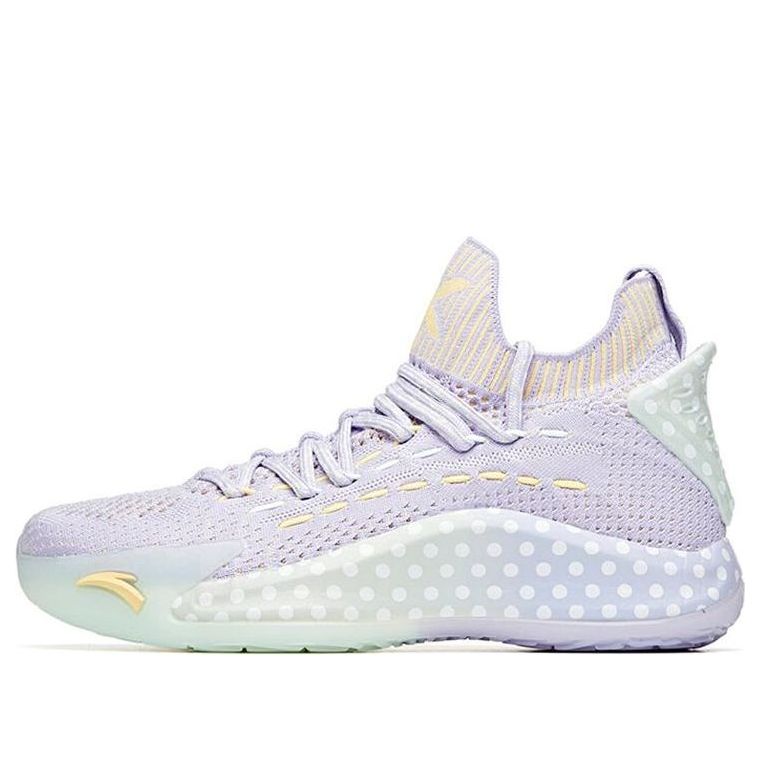 Anta (wmns) X Baique Ling Basketball Series Sneakers 'purple Green'