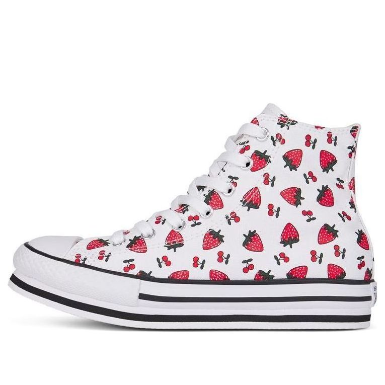 Converse Chuck Taylor All Star Platform Eva High 'white Red'