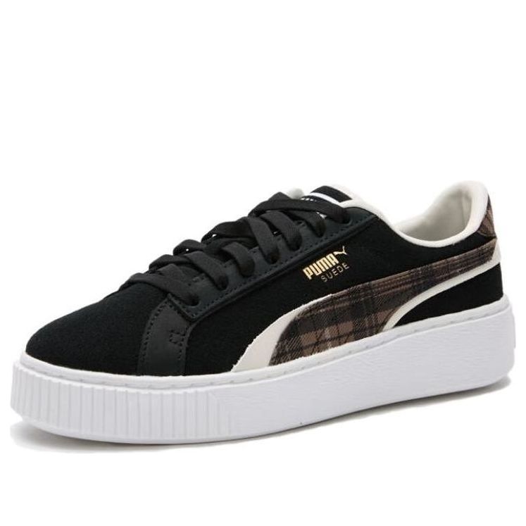 Puma (wmns) Suede Plat Form Plaid 'black'