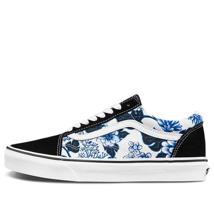 【VANS】 ★ Floral Laces Old Skool Low Pro ★ Blue Vans Old Skool 'Floral Blue' VN0A7Q2JY6Z