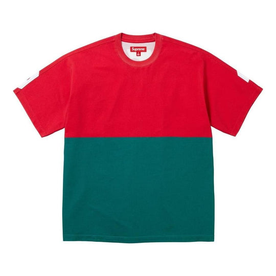 Supreme FW23 Week7 Split T-shirt 'Red' SUP-FW23-127