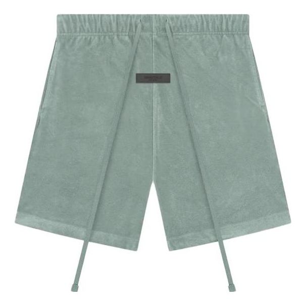 Essentials Fear Of God  Ss23 Sweatshort 'sycamore' In Blue