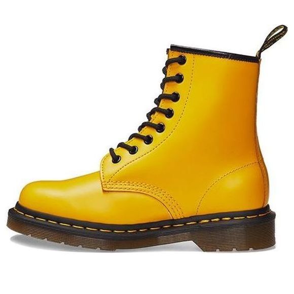 Dr. Martens' Dr. Martens 1460 Colorful Series 8 Martin Boots Couple Style Yellow