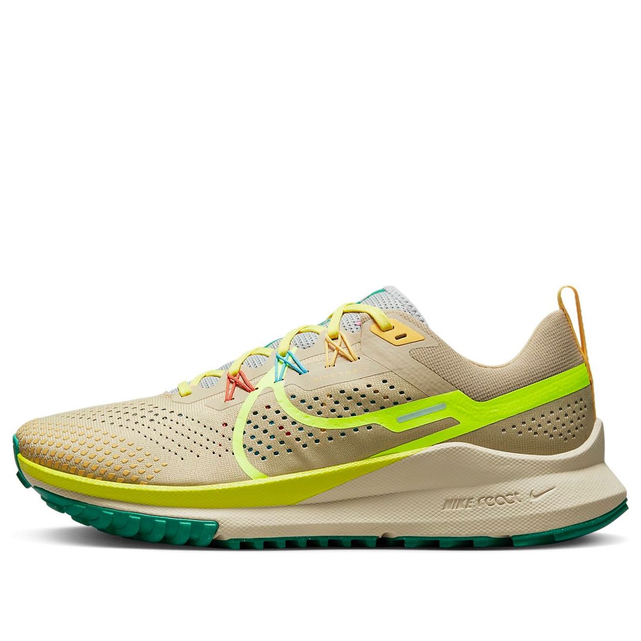 海外最新 Nike React DJ6158-700 Volt' Gold 'Team 4 Trail Pegasus ウォーキング・ランニングウェア