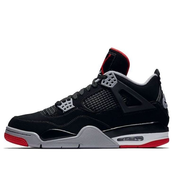 Air Jordan 4 Retro OG 'Bred' 2019 308497-060 Retro Basketball Shoes - KICKS CREW