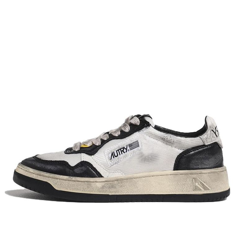 Autry (wmns) Low Super Vintage Mesh Sneakers 'white Black'