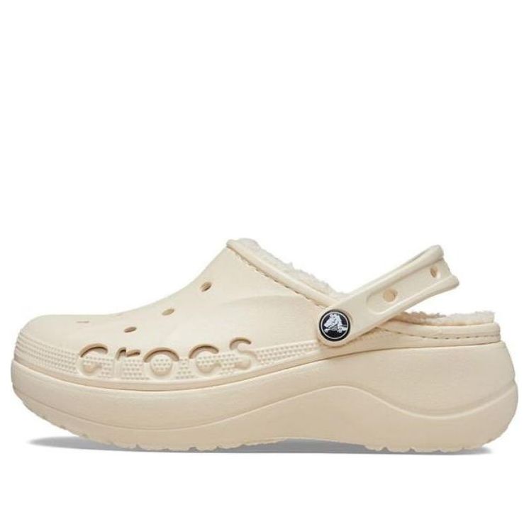 Crocs (wmns)  Baya Platform Lined Clog 'beige'