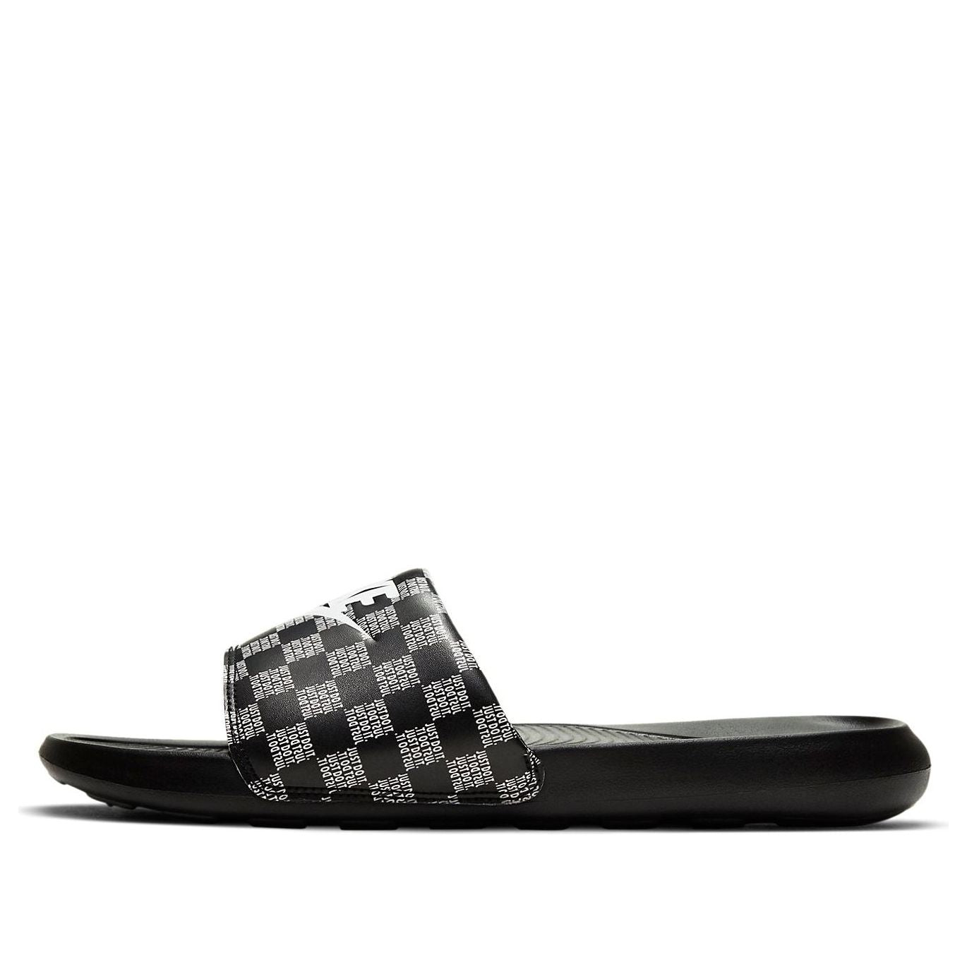 Nike Victori One Printed Slide 'just Do It Checker'