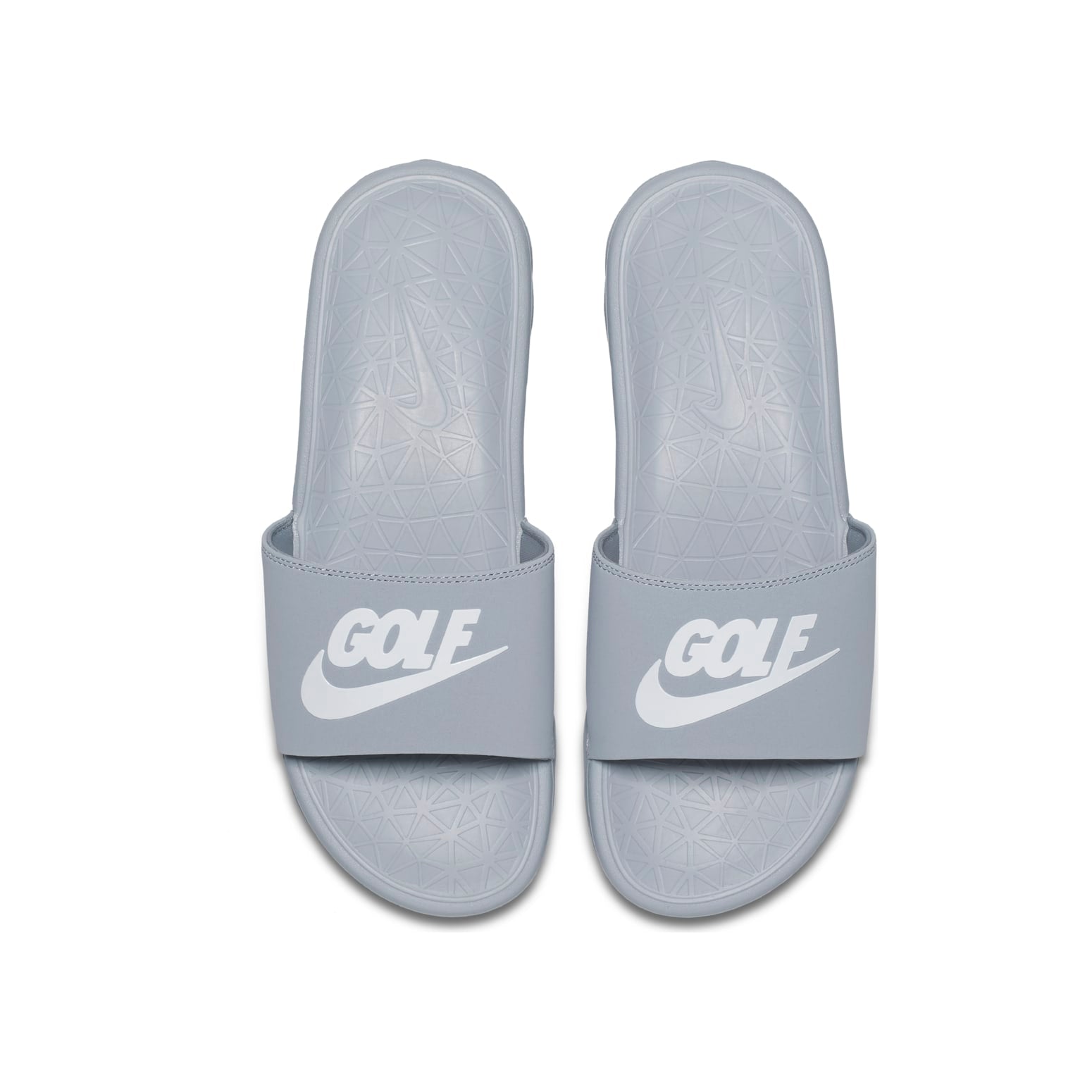 Nike Benassi Slides 'wolf Grey White'