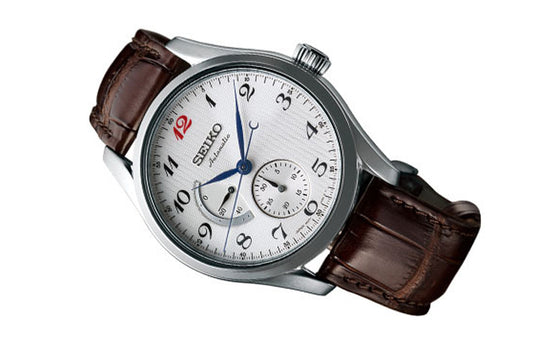 Men's SEIKO Presage Automatic Mechanical White Dial Brown Watch SPB041 -  KICKS CREW