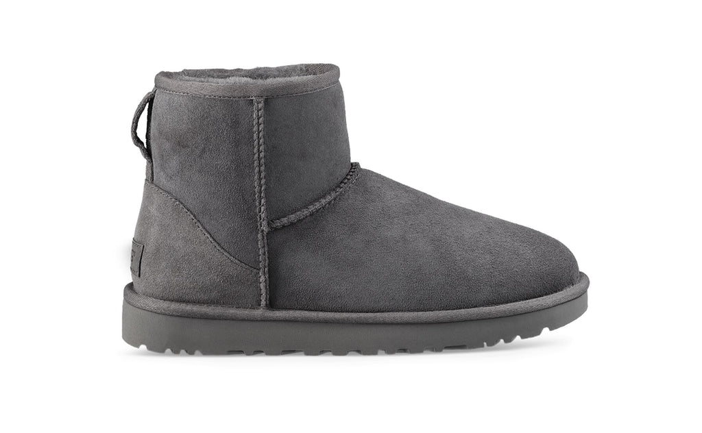 (WMNS) UGG W Classic Mini II Fleece Lined Gray 1016222-GREY - KICKS CREW