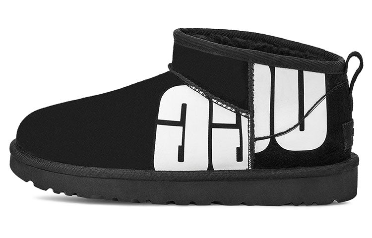 Ugg (wmns)  Classic Ultra Mini Broken Logo 'black White'