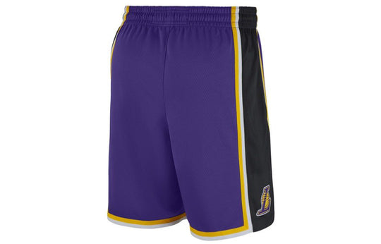 Nike LA Lakers Lebron James Basketball Pants For Men Black/Purple AJ56 ...