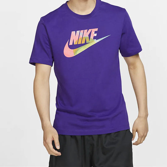 Nike Sportswear Sports Short Sleeve Purple BQ0168-547 - KICKS CREW