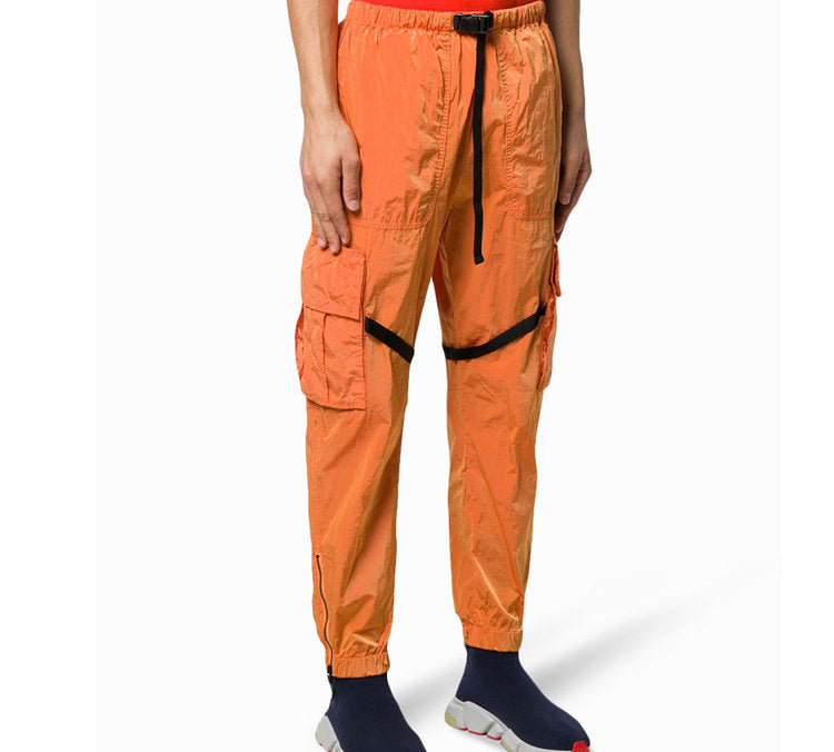 off white orange cargo pants