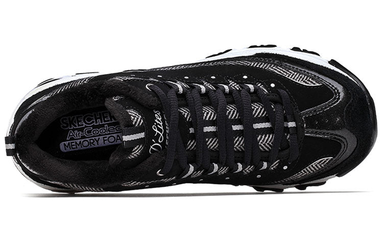 Skechers (wmns)  D Lites Low-top Running Shoes Black/white