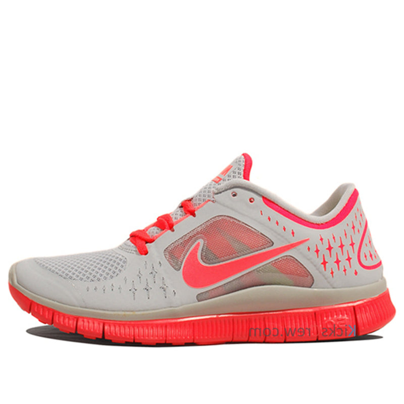 (WMNS) Nike Free Run+ 3 'Wolf Grey Bright Crimson' 510643-061 - KICKS CREW