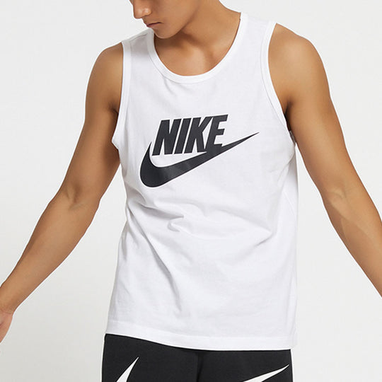 Nike AS Men's Nike Sportswear TANK ICON FUTURA White AR4992-101 - KICKS ...
