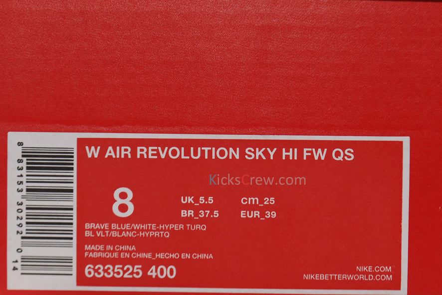 Nike Wmns Air Revolution Sky High Fw Qs City Pack Tokyo 400 Kickscrew