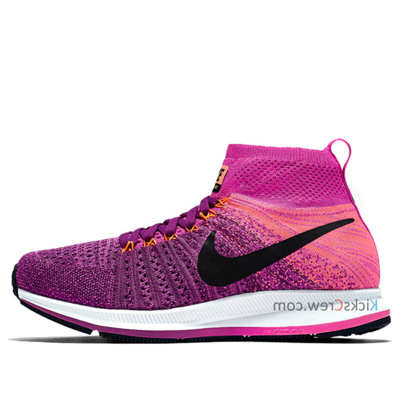 GS) Nike Zoom Pegasus Out Flyknit 'Bright Grape' 859622-500 - KICKS