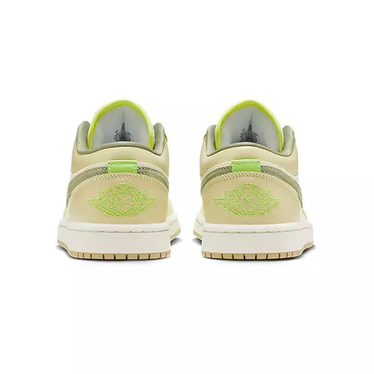 WMNS) Air Jordan 1 Low 'Sail Oil Green Light Lemon' FD9906-131