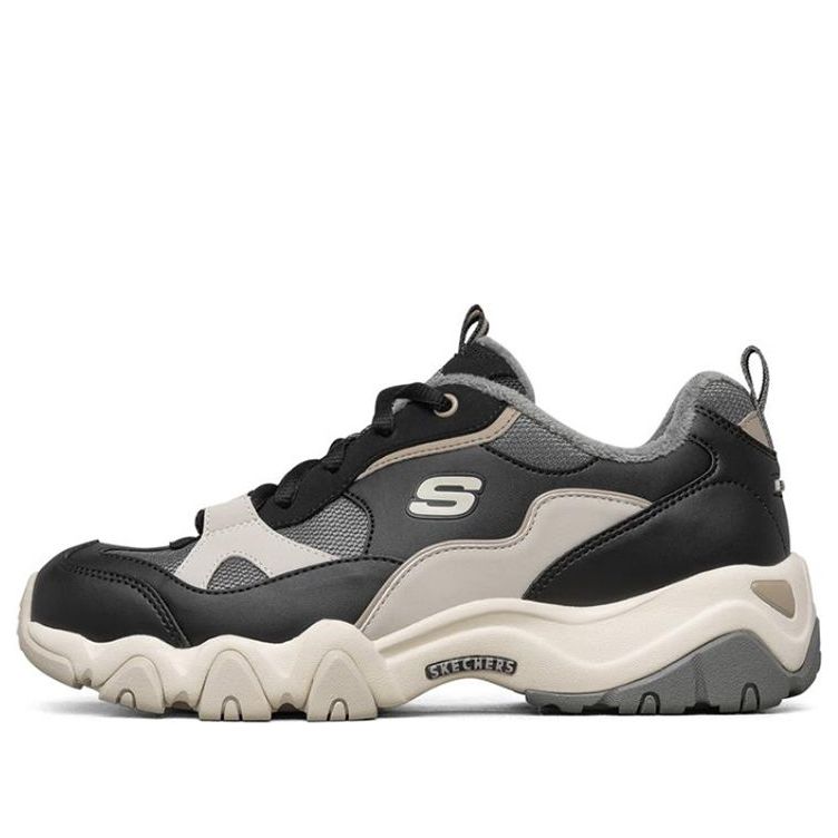 Skechers (wmns) D Lites 2.0 Sports Shoes Black/white/grey