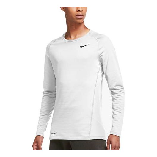 Nike Pro logo Quick Dry Gym Training Tops White CV3047-100 - KICKS CREW