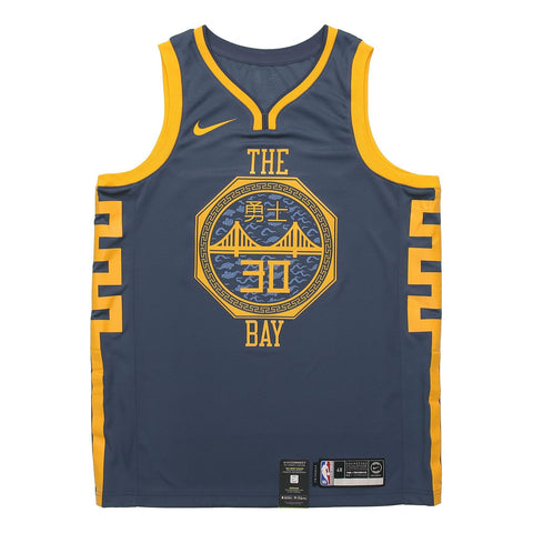 Stephen Curry Golden State Warriors Nike Preschool 2019/20 Swingman Jersey  - Royal - City Edition