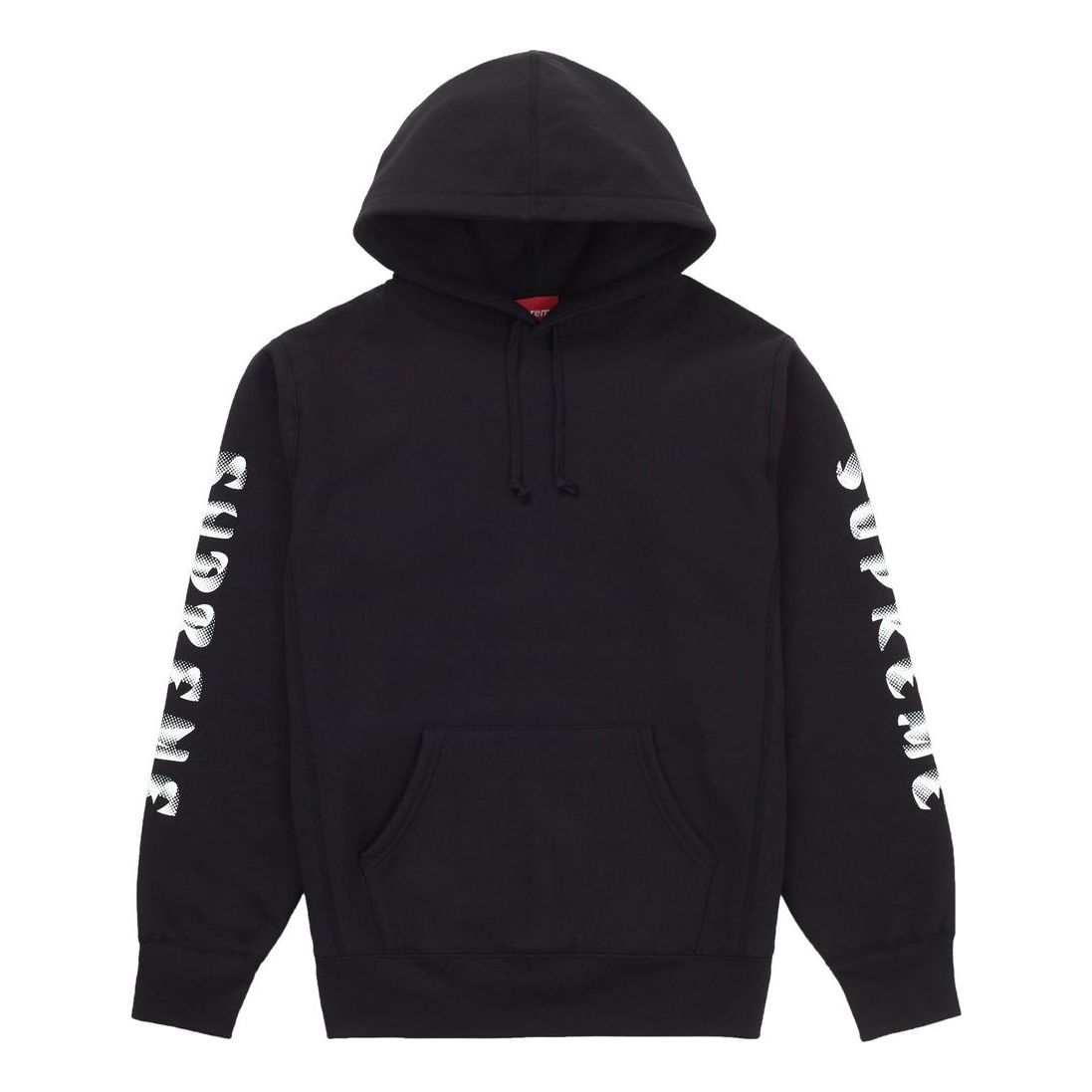 Supreme Fw18 Gradient Sleeve Hooded Sweatshirt Black