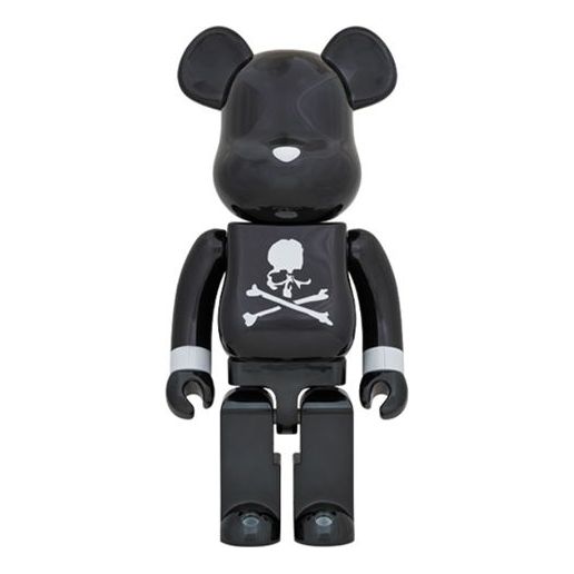 MEDICOM TOY - BE@RBRICK mastermind JAPAN BLACK CHROME Ver