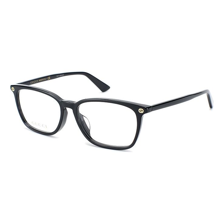 GUCCI square frame Optical Glasses Frame Unisex Asia Edition Black ...