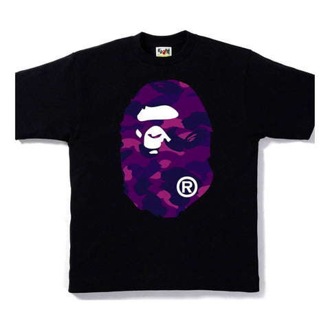 BAPE Color Camo Sleeve Logo L/S Tee Blue