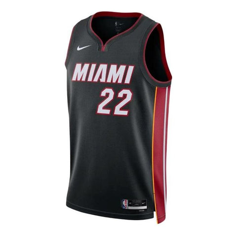 Authentic Men's Nike Dri-Fit x Miami Heat Jersey 22 Jimmy Butler Swingman  Red 50