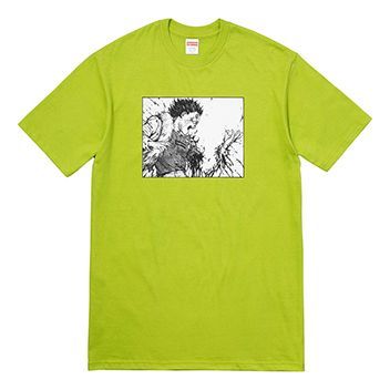 Supreme FW17 AKIRA Arm Tee Lime Short Sleeve Green SUP-FW17-0232