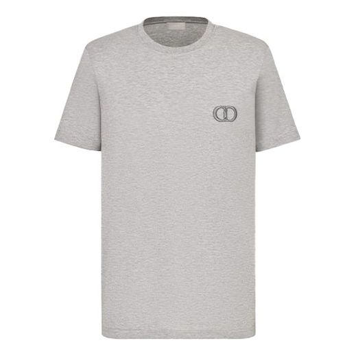 【ディオール】CD Icon Tシャツ＊刺繍ロゴ＊ ディオール】 T-shirt CD ICON Tシャツ メンズ コットン (Dior/T