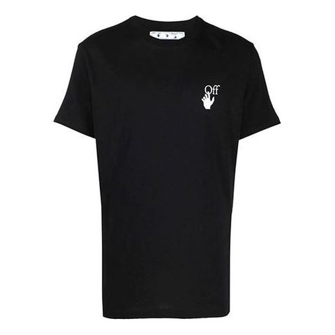 OFF-WHITE Slim Fit Airport Tape T-Shirt Black