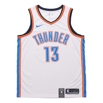 Nike NBA Oklahoma City Thunder Russell Westbrook City Swingman Jersey Gray (Men's/Basketball/Fans Edition) 912134-040 US XXXL