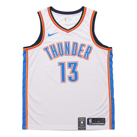 Unisex Nike Shai Gilgeous-Alexander White Oklahoma City Thunder Swingman Jersey - Association Edition Size: Extra Small