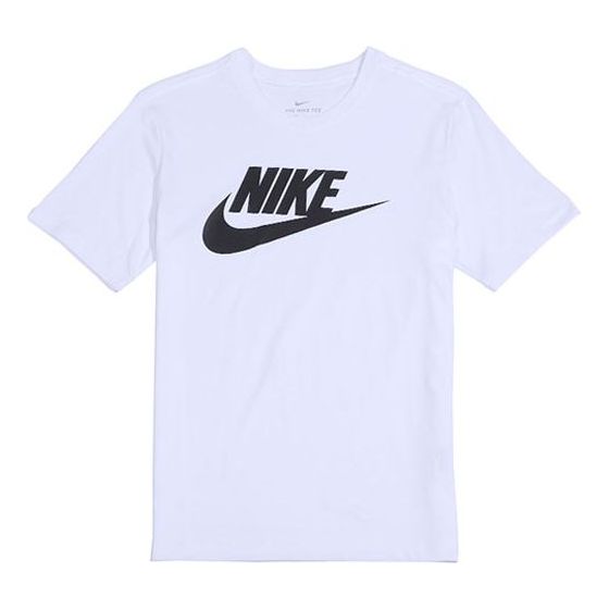 Nike Sportswear Classical Logo Printed TEE Men White