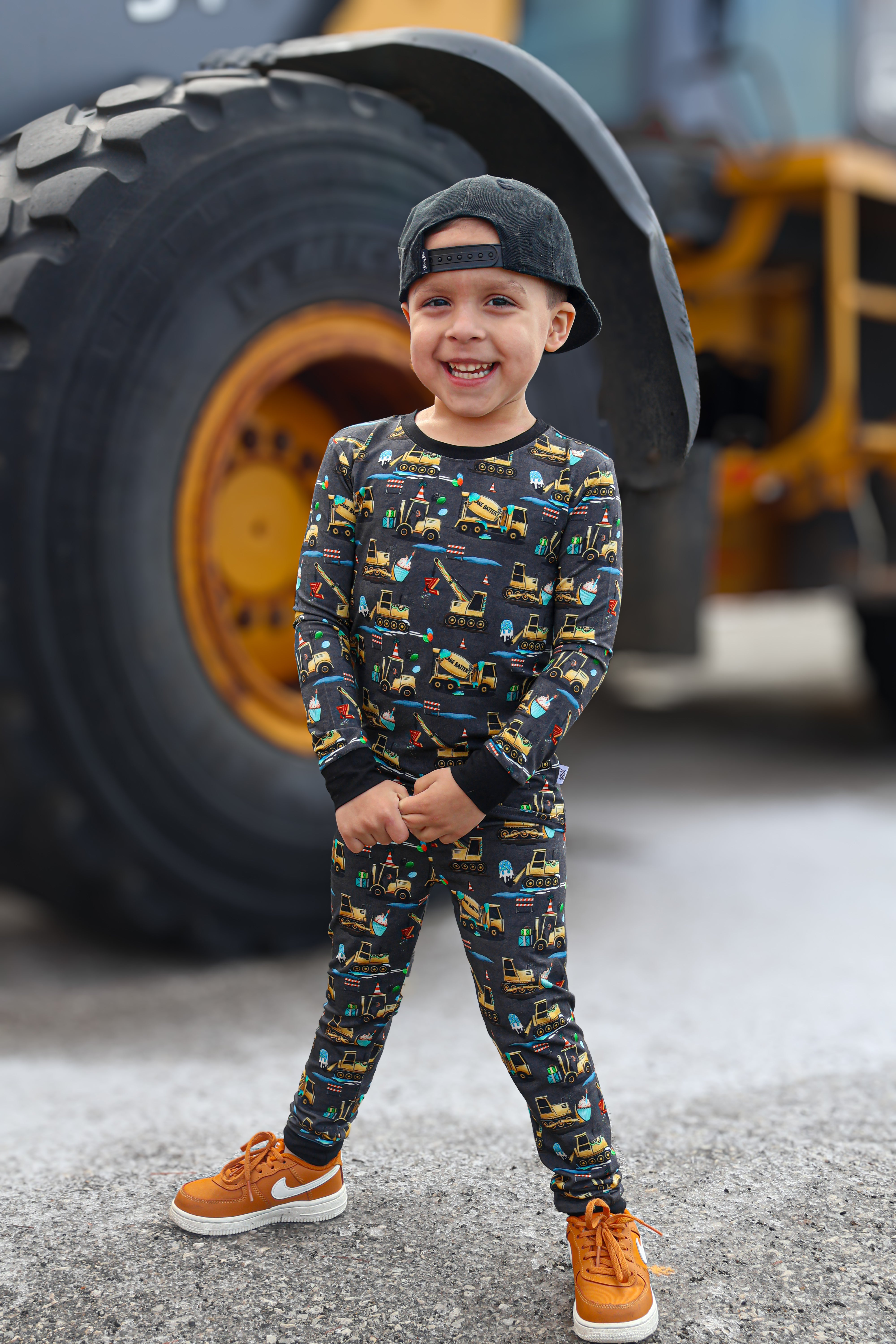 Caution Ahead 2 Piece Pajama Set