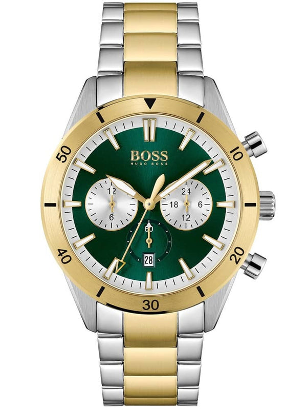 Hugo Boss Champion Two Tone Chronograph Men\'s Watch 1513819 – The Watches  Men & CO