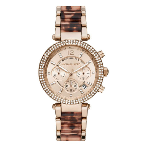 Michael Kors Ritz Pave Chronograph Crystal Ladies Watch MK6485