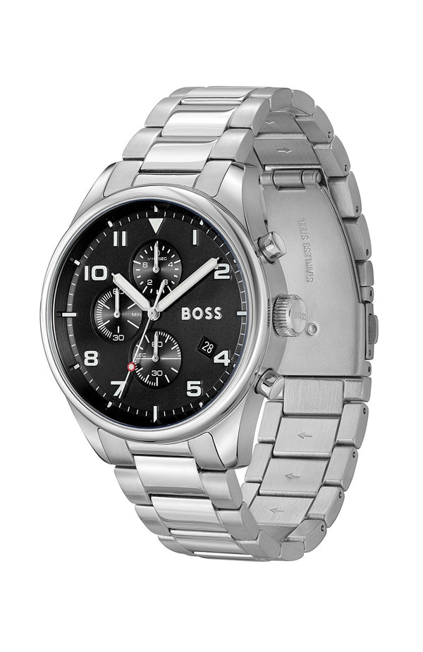 Hugo Boss Energy Chronograph Silver Men\'s Watch 1513971 – The Watches Men &  CO