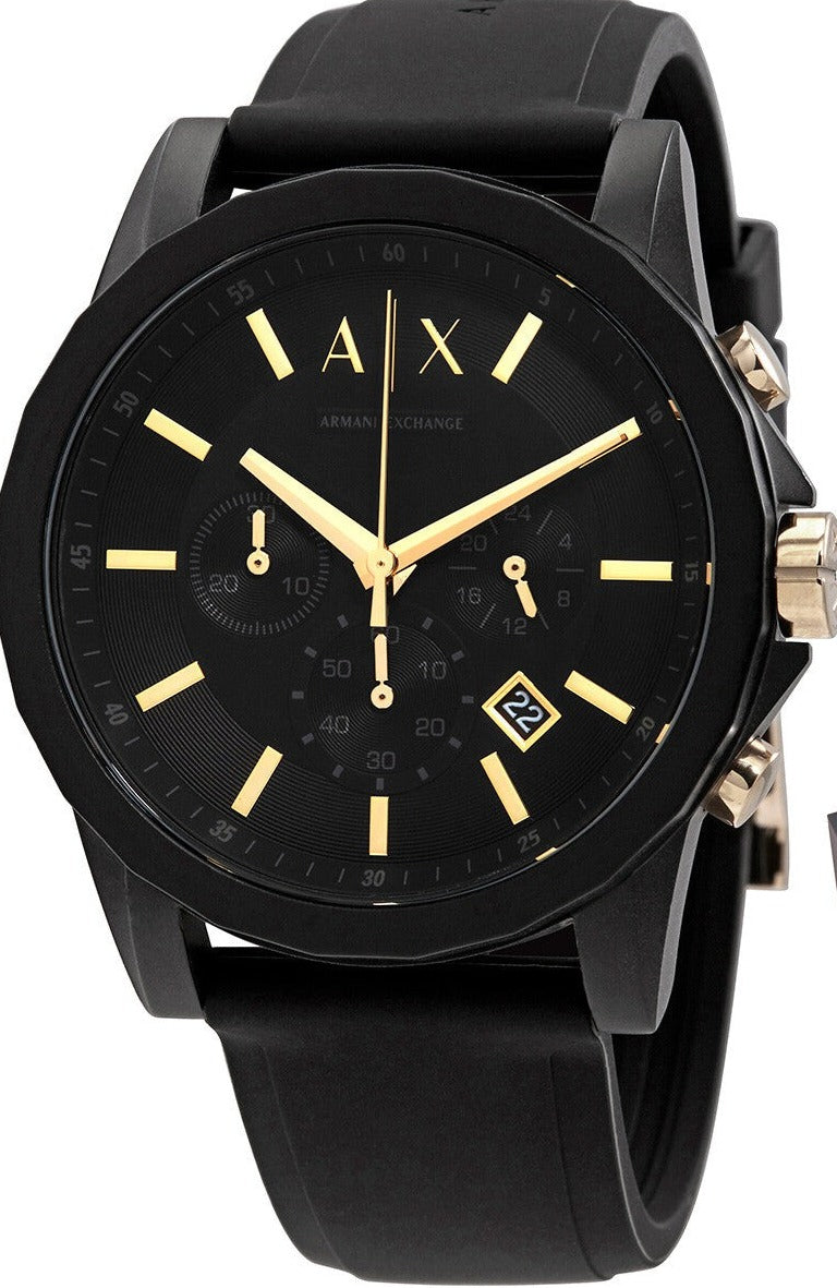 Armani Exchange Chronograph Quartz Black Dial Men's Watch AX7105 – The  Watches Men & CO