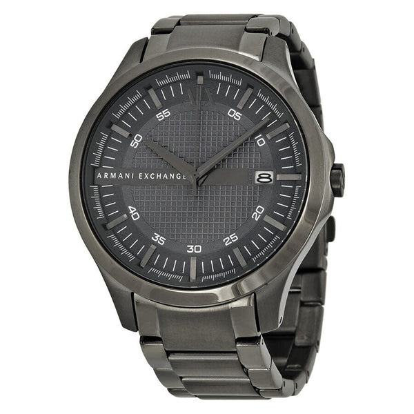 Armani Exchange Hampton Grey Textured Dial Men's Watch AX2135 – The Watches  Men & CO