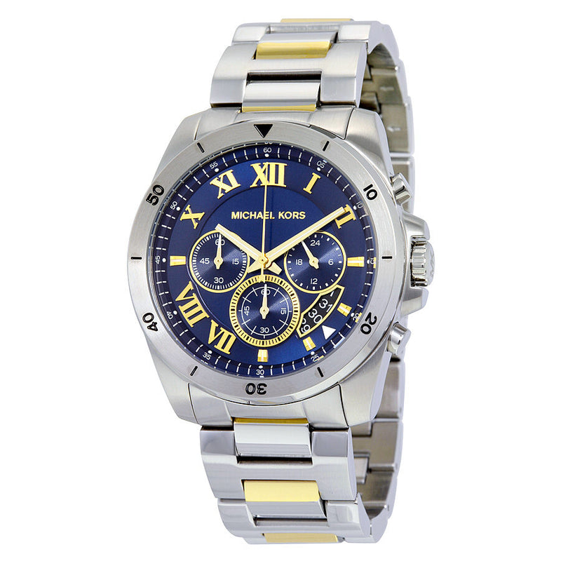 Michael Kors Brecken Chronograph Blue Dial Men's Watch MK8437 – The Watches  Men & CO