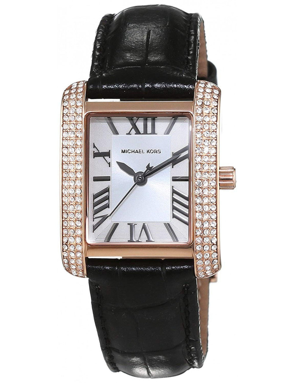 Michael Kors Rose Quartz Black Leather Ladies Watch MK2336 – The Watches  Men & CO
