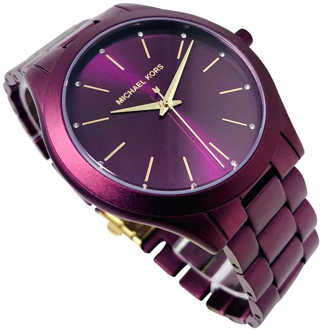 Michael Kors Womens Lauryn Purple Dial Watch  MK4437  Walmartcom